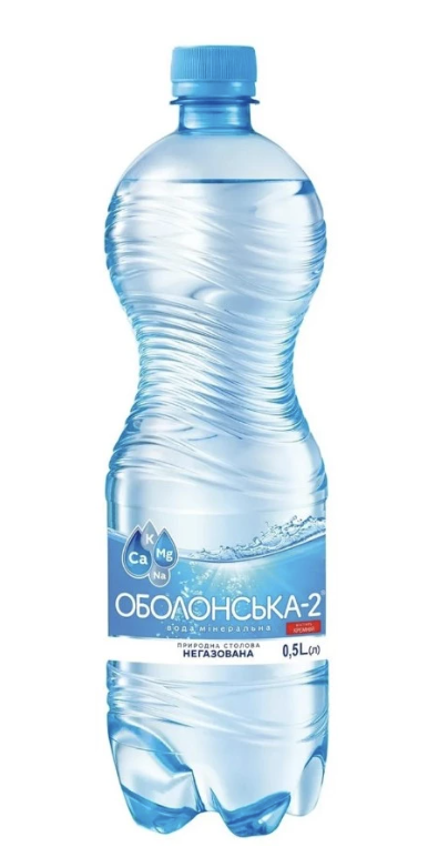 Вода мінеральна н/газ Оболонь Оболонська-2 0.5л ПЕТ